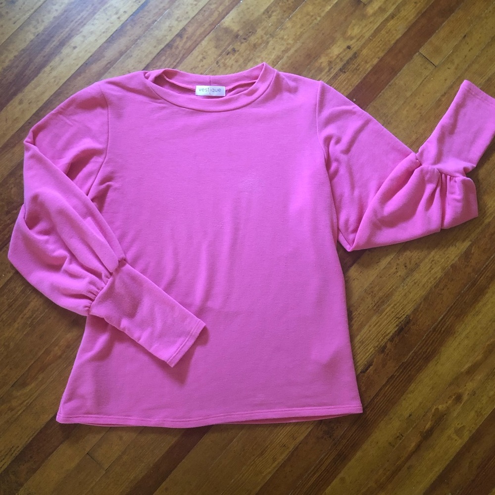 Balloon Sleeve Spring Sweater